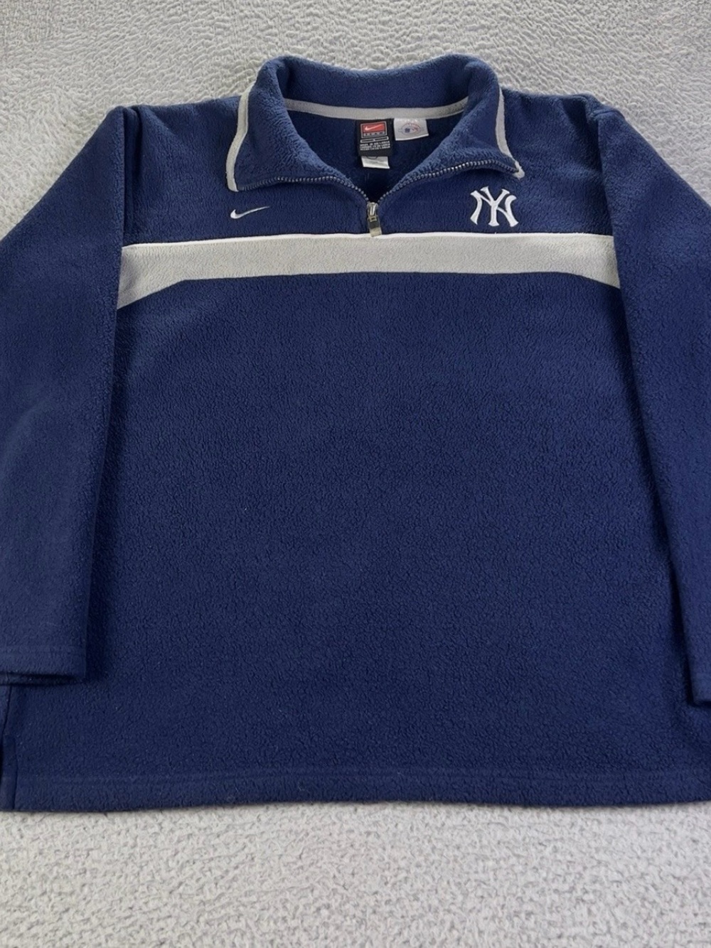 Vintage New York Yankees quarter-zip sweater